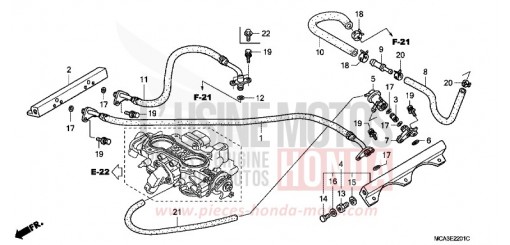 DROSSELKLAPPENGEHAEUSE (LEITUNGSNETZ) GL1800A5 de 2005